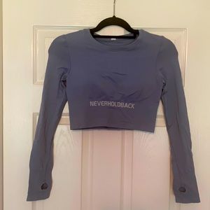 Cropped Workout long sleeve